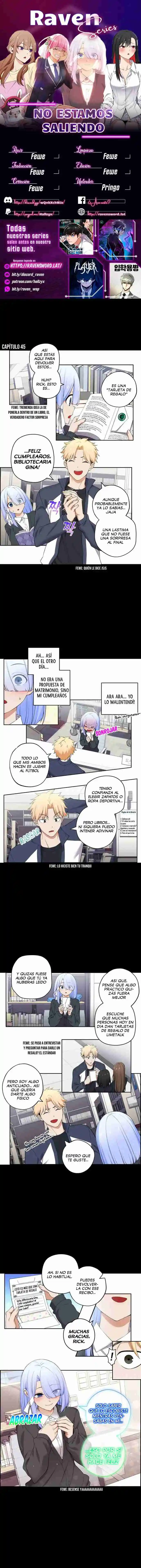 ¡No Estamos Saliendo: Chapter 45 - Page 1