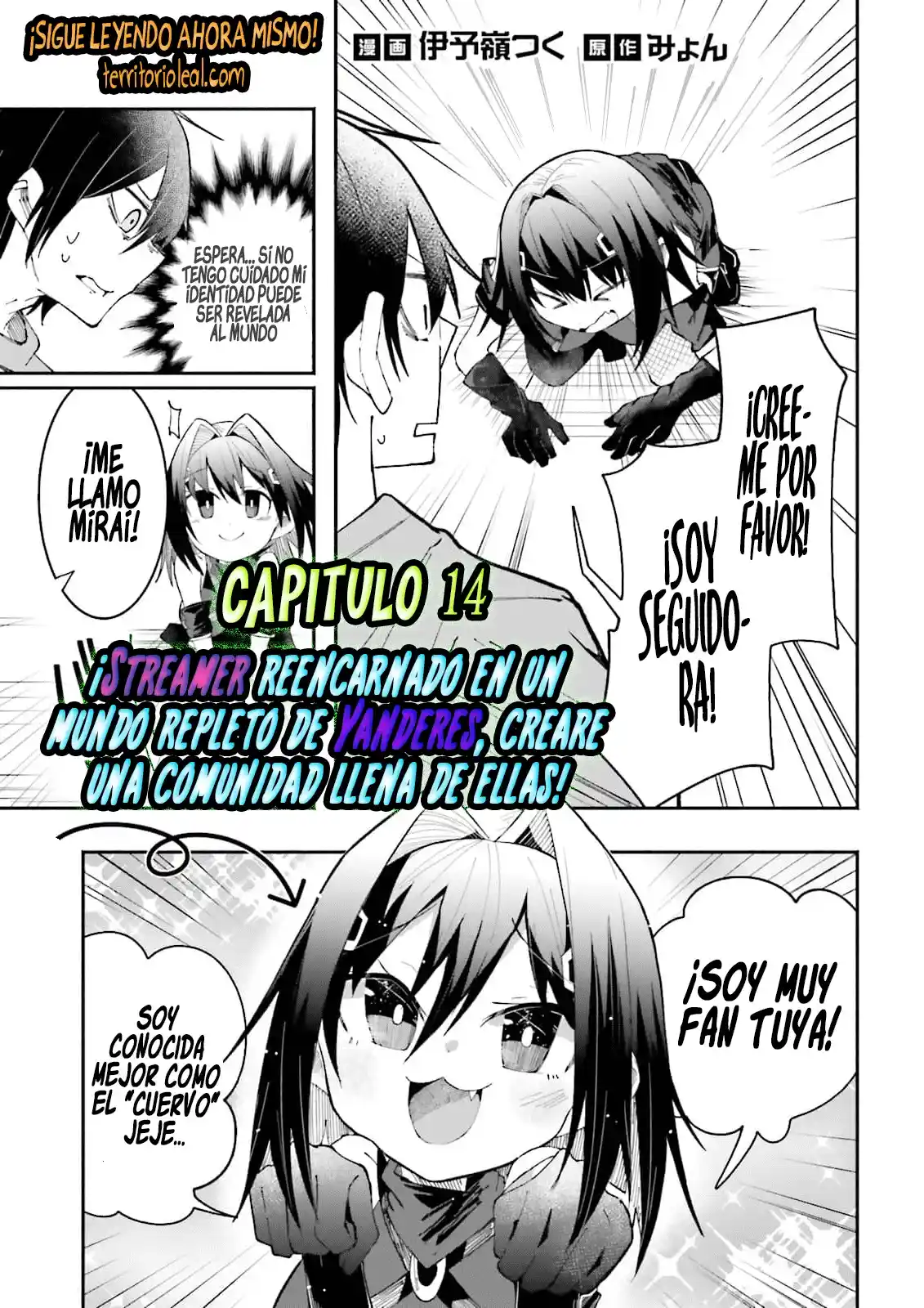 ¡Stremear Reencarnado En Un Mundo Repleto De Yanderes, Creare Una Comunidad Llena De Ellas: Chapter 14 - Page 1