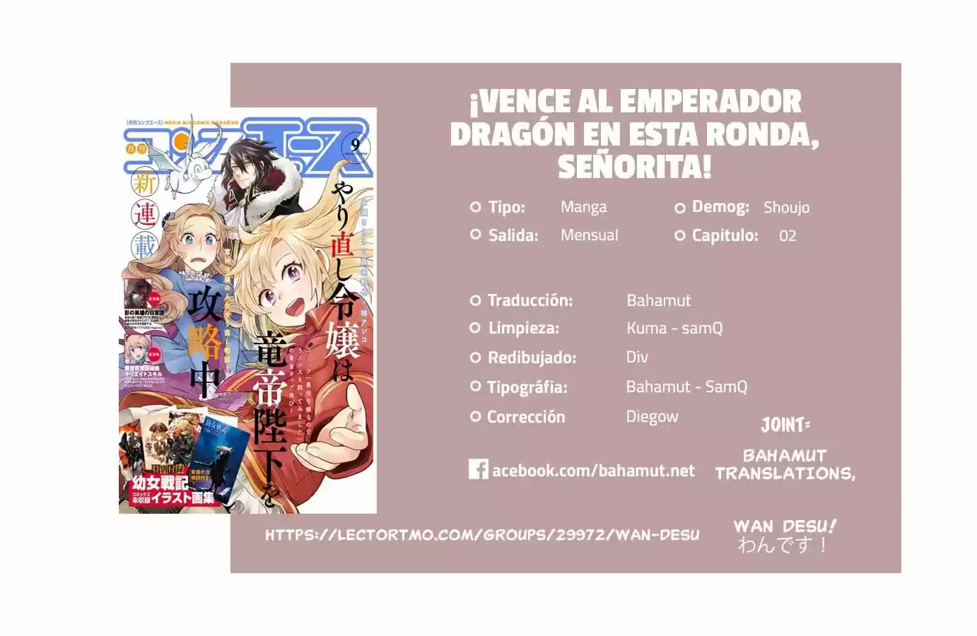 ¡Vence Al Emperador Dragón En ésta Ronda, Señorita: Chapter 2 - Page 1