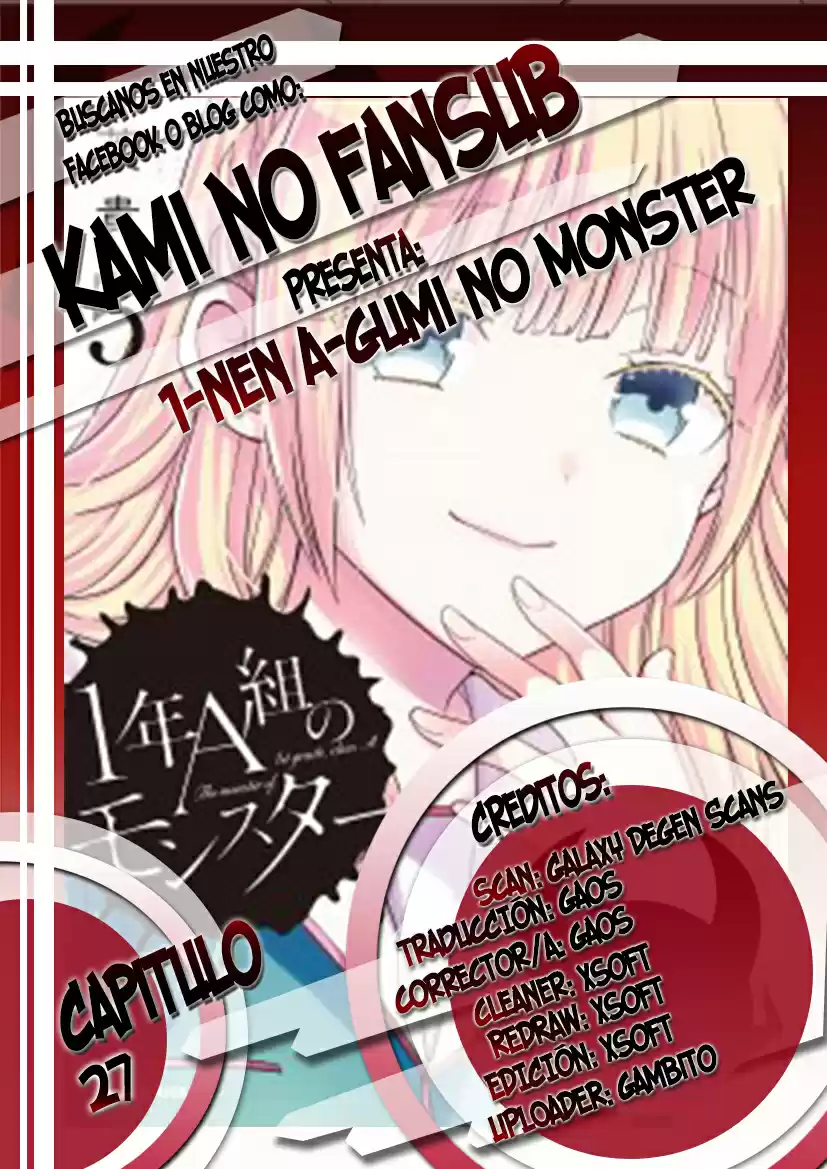 1-nen A-gumi No Monster: Chapter 1 - Page 1
