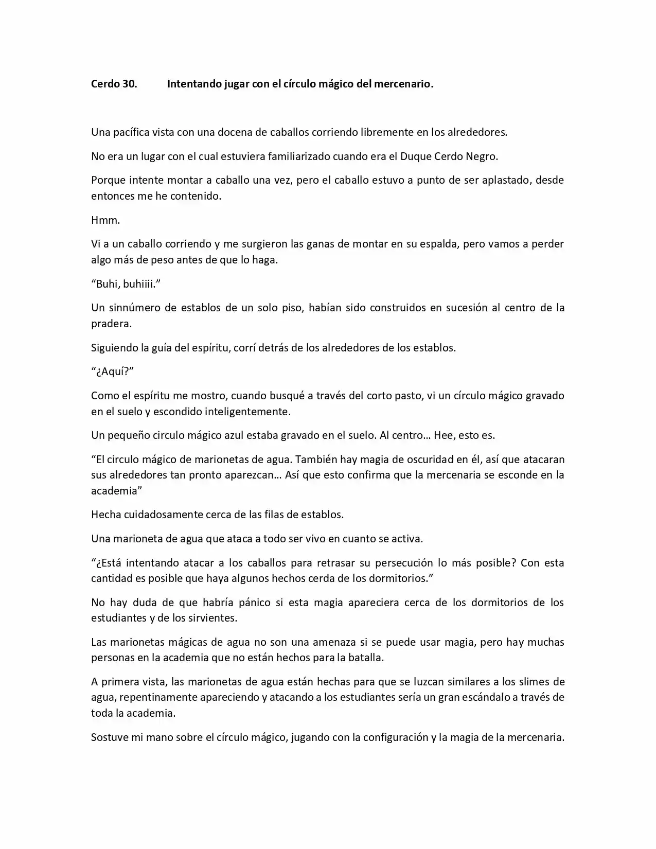 Ahora Que Reencarne Como El Duque Cerdo, Esta Vez Quiero Decirte Que Te Amo (web Novel) (Novela: Chapter 30 - Page 1