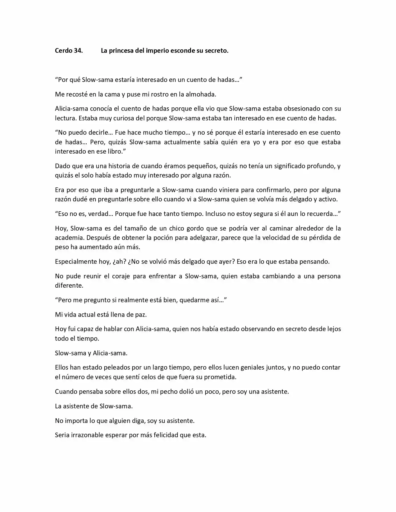 Ahora Que Reencarne Como El Duque Cerdo, Esta Vez Quiero Decirte Que Te Amo (web Novel) (Novela: Chapter 34 - Page 1