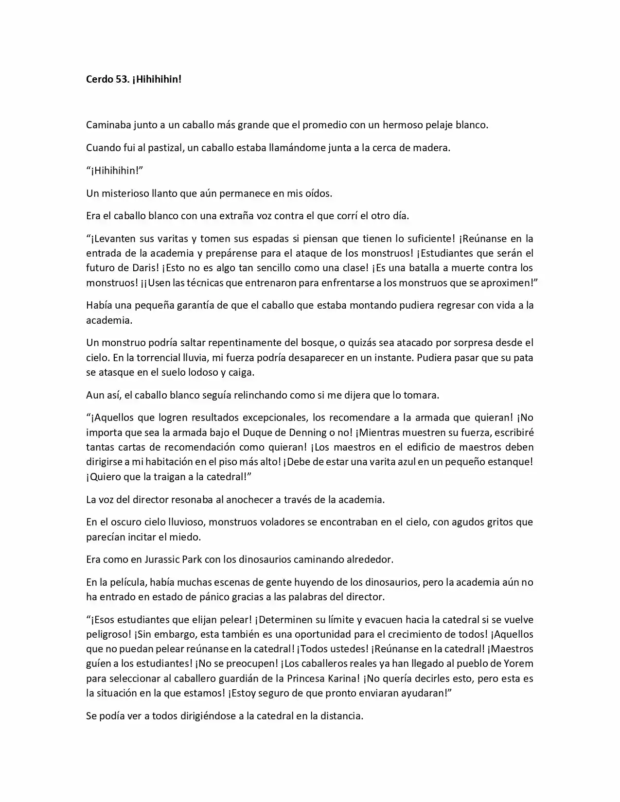 Ahora Que Reencarne Como El Duque Cerdo, Esta Vez Quiero Decirte Que Te Amo (web Novel) (Novela: Chapter 53 - Page 1