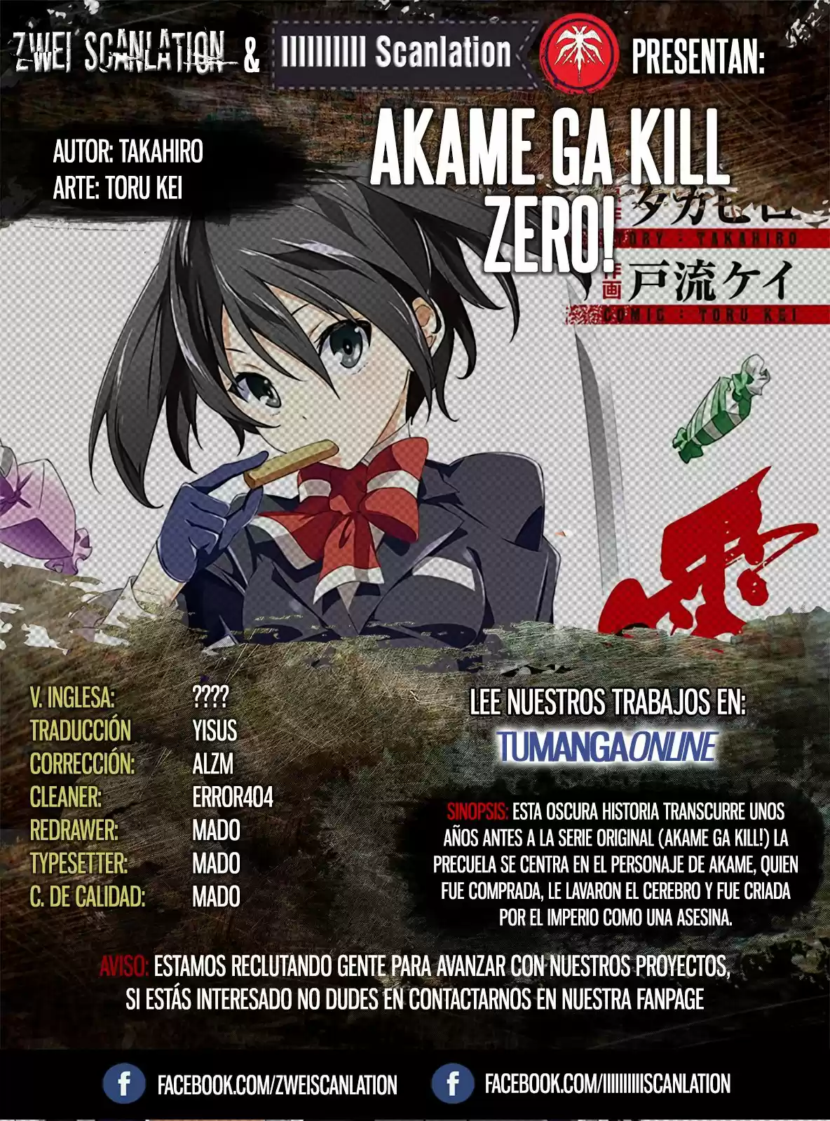 Akame Ga KILL! Zero: Chapter 20 - Page 1