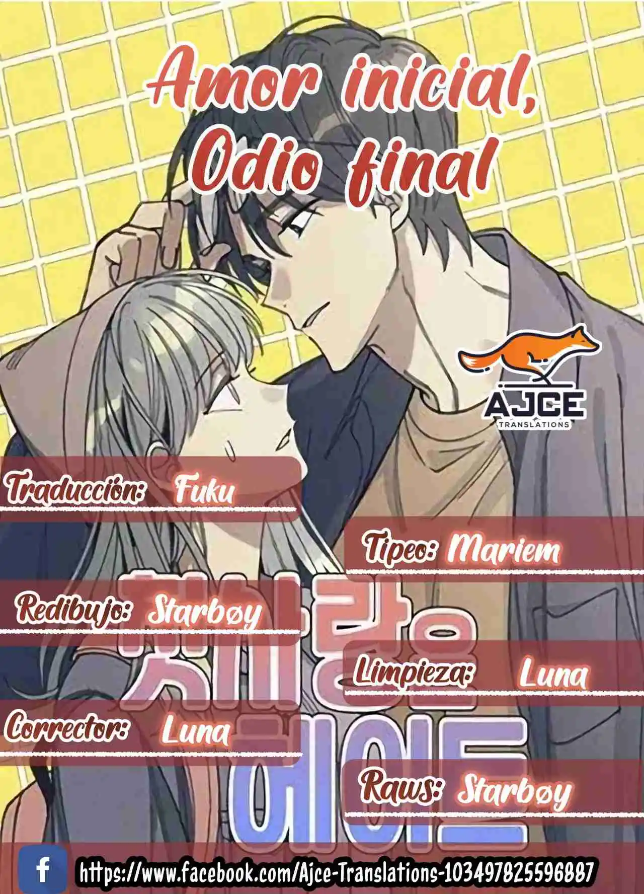 Amor Inicial, Odio Final: Chapter 53 - Page 1