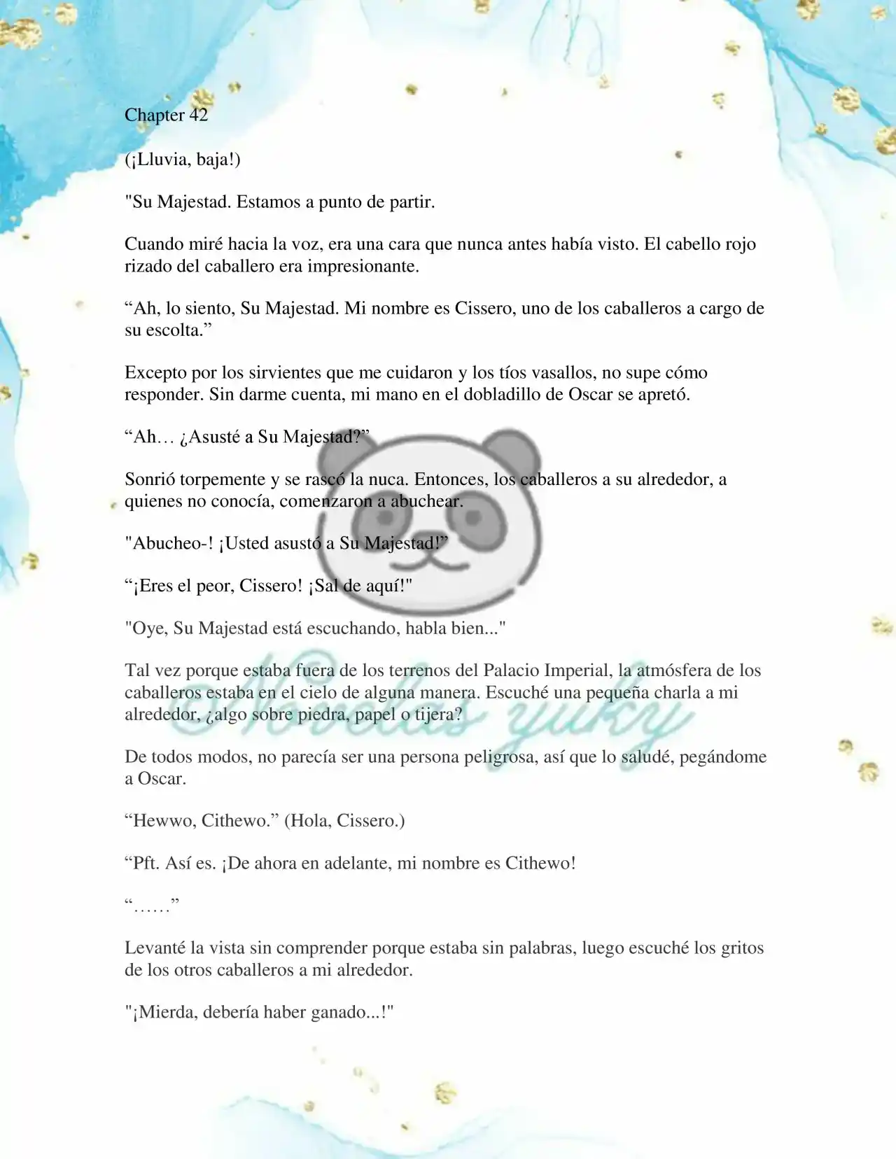 BEBE TIRANA (Novela: Chapter 42 - Page 1