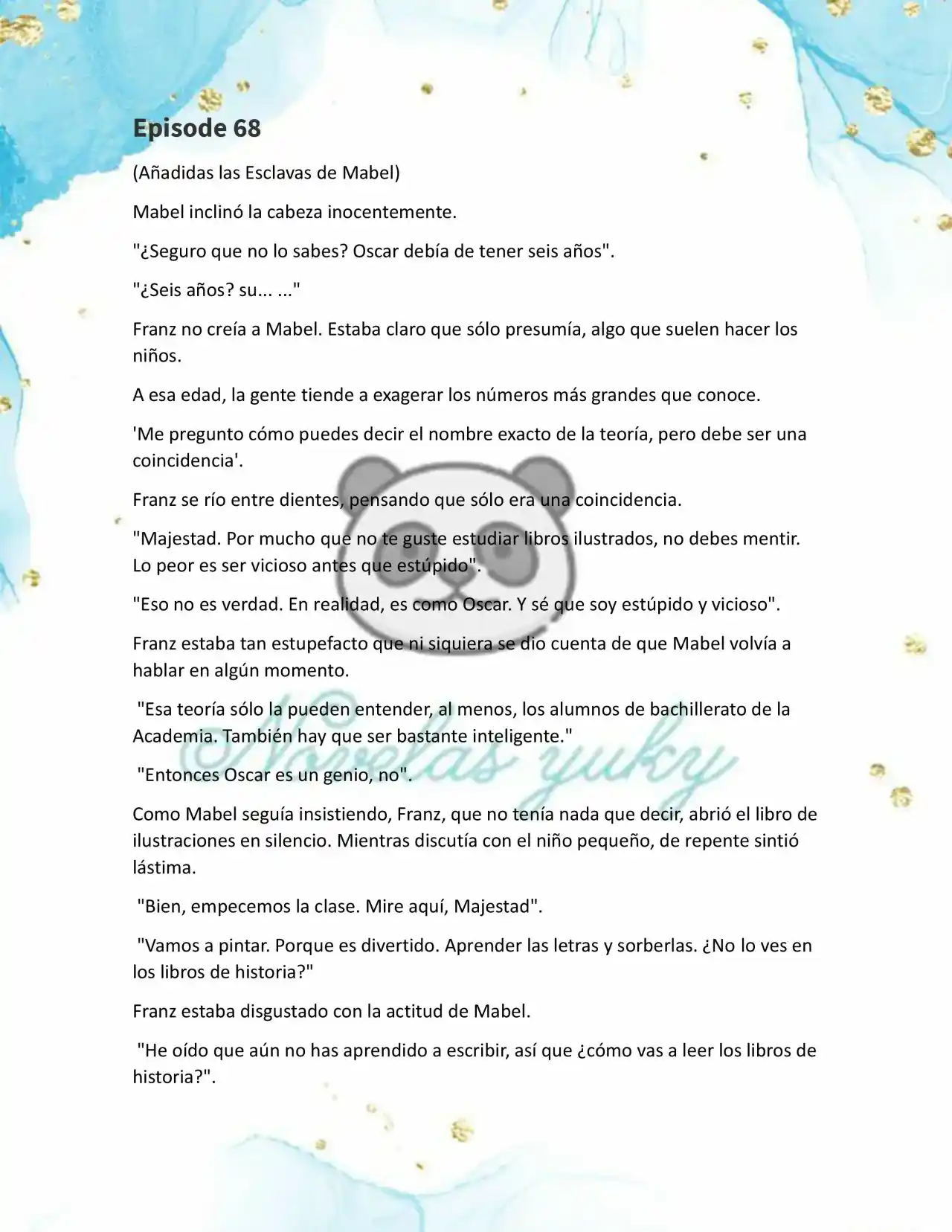 BEBE TIRANA (Novela: Chapter 68 - Page 1