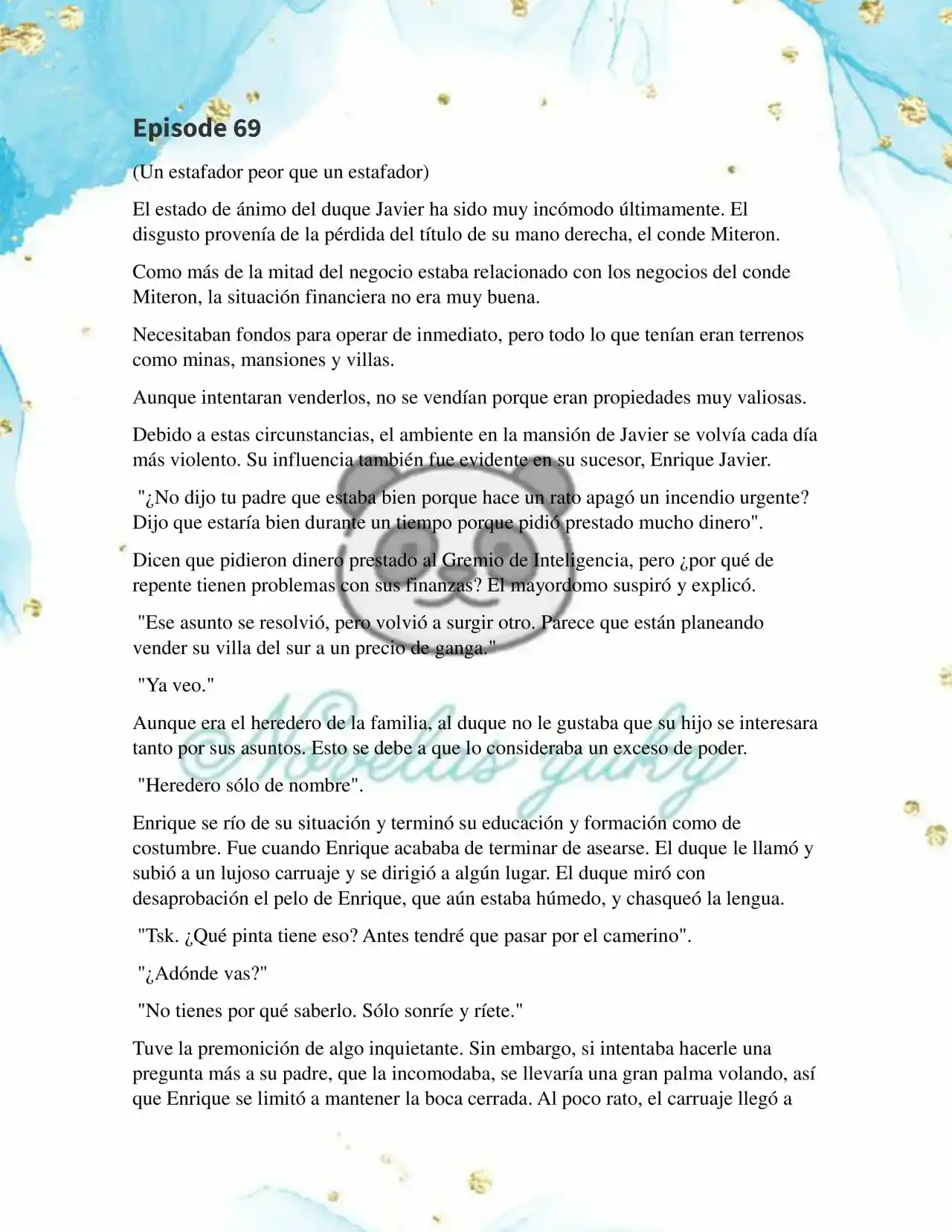 BEBE TIRANA (Novela: Chapter 69 - Page 1