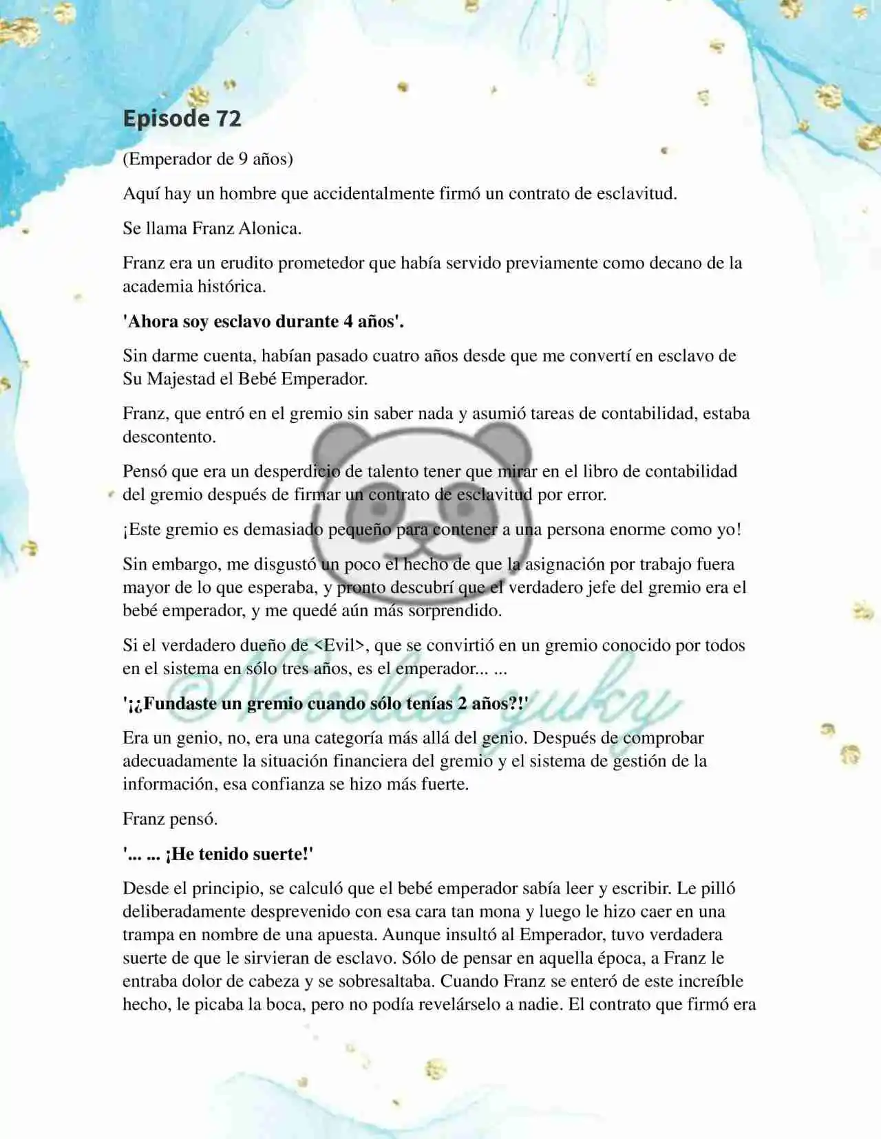 BEBE TIRANA (Novela: Chapter 72 - Page 1