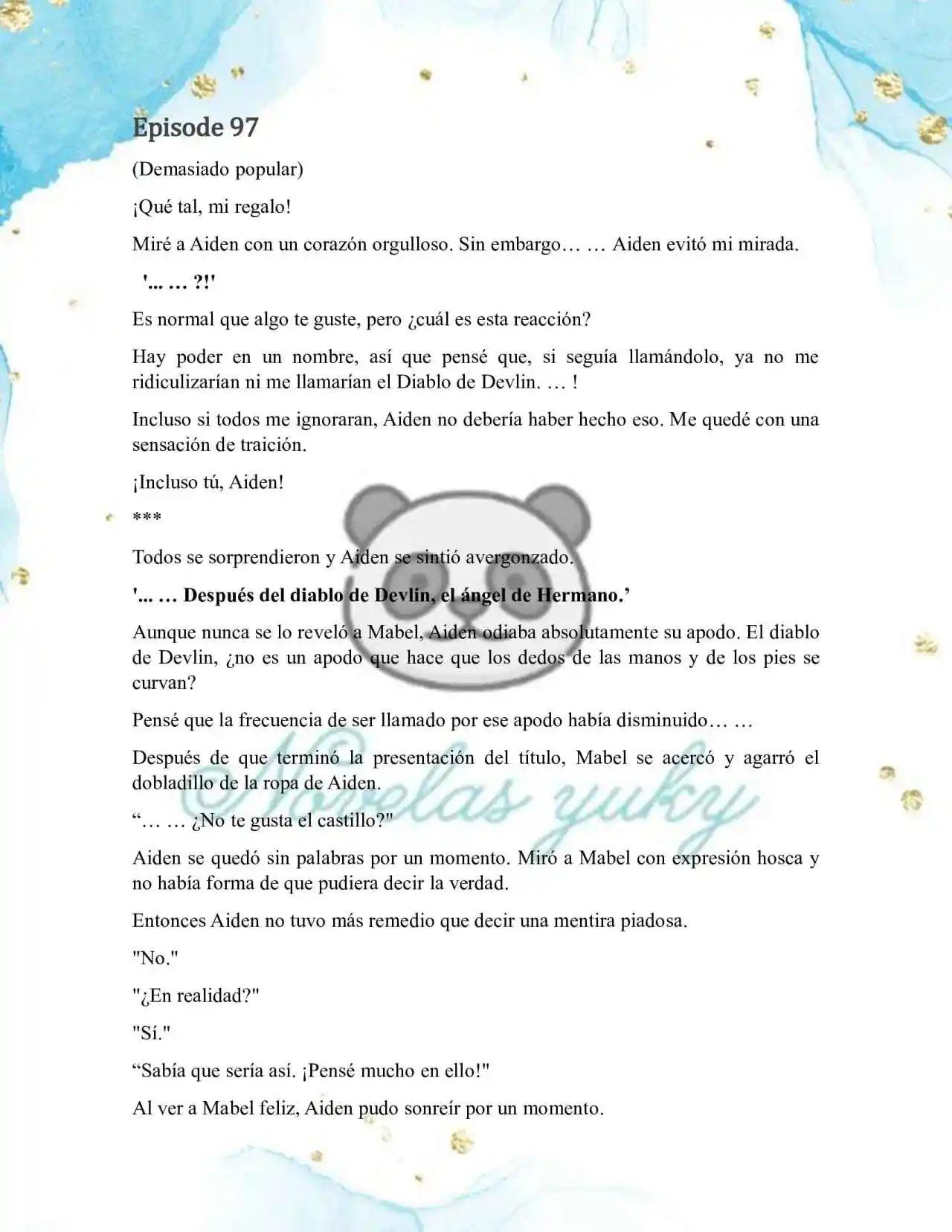 BEBE TIRANA (Novela: Chapter 97 - Page 1