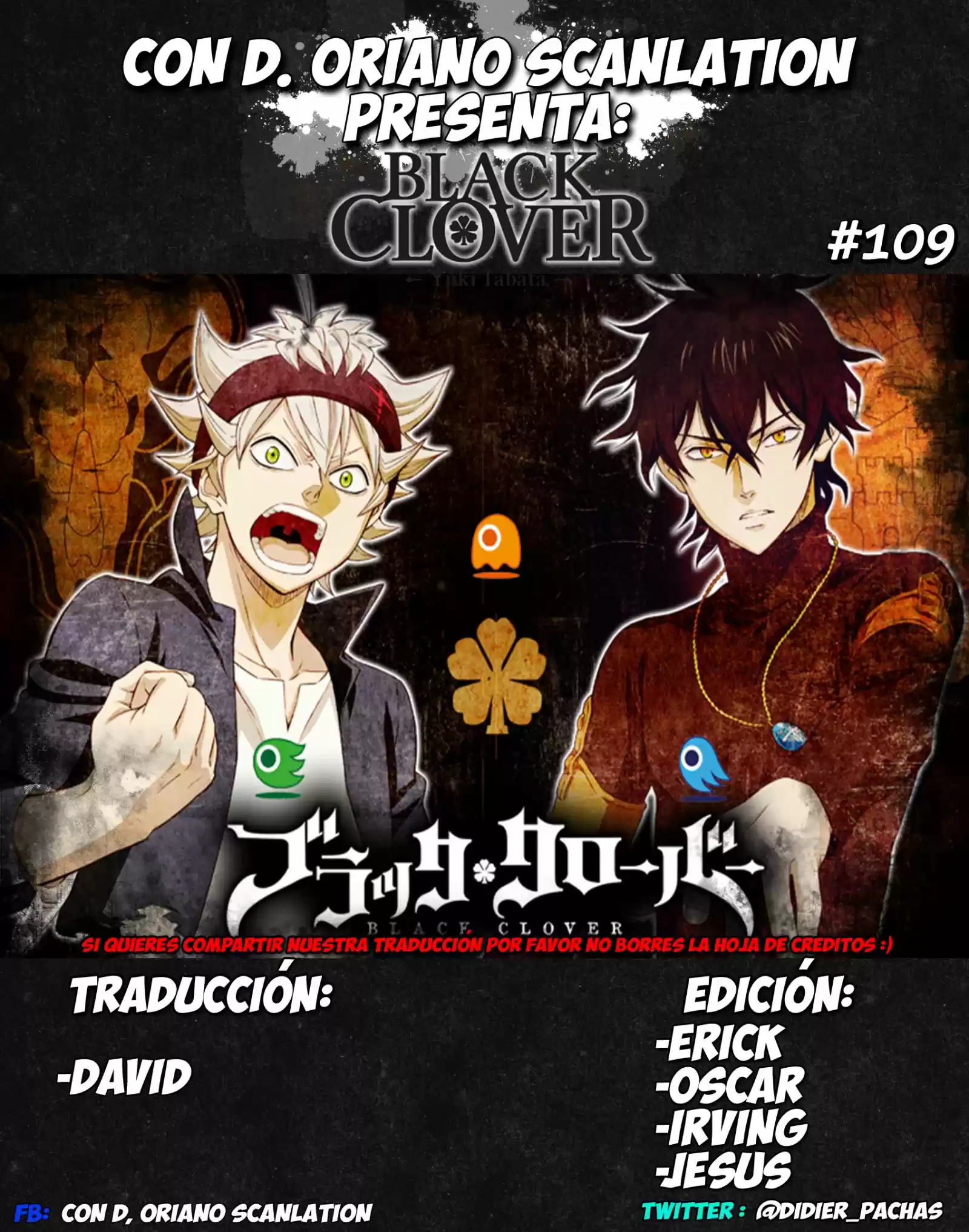 Black Clover: Chapter 109 - Page 1