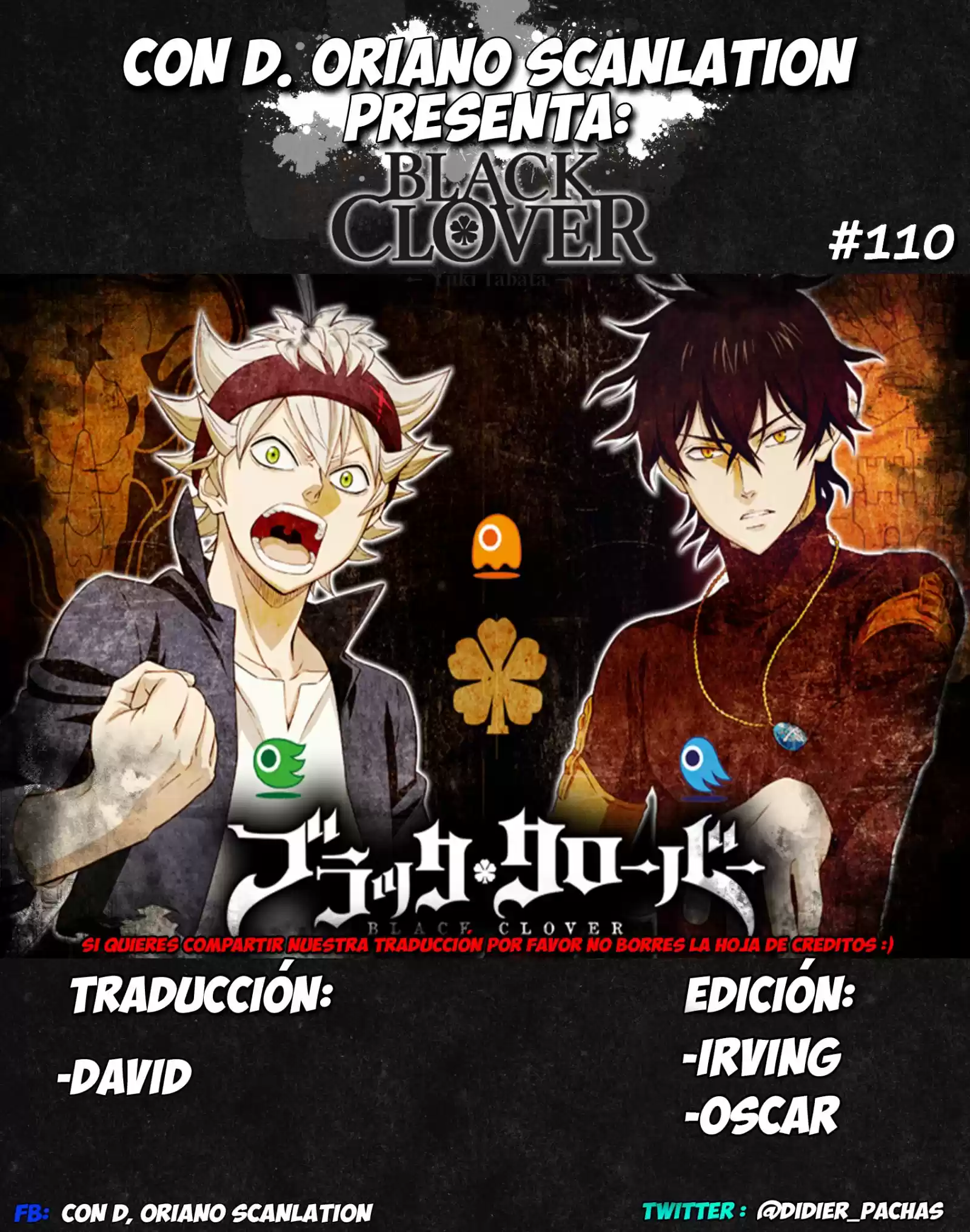 Black Clover: Chapter 110 - Page 1