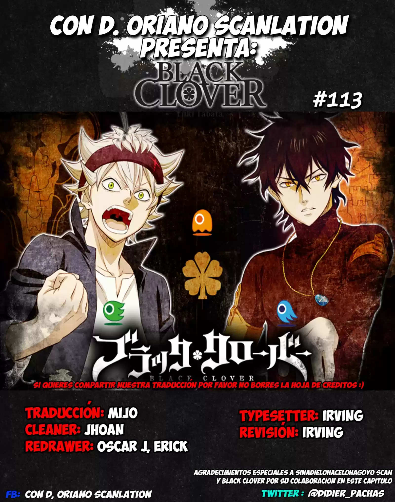 Black Clover: Chapter 113 - Page 1