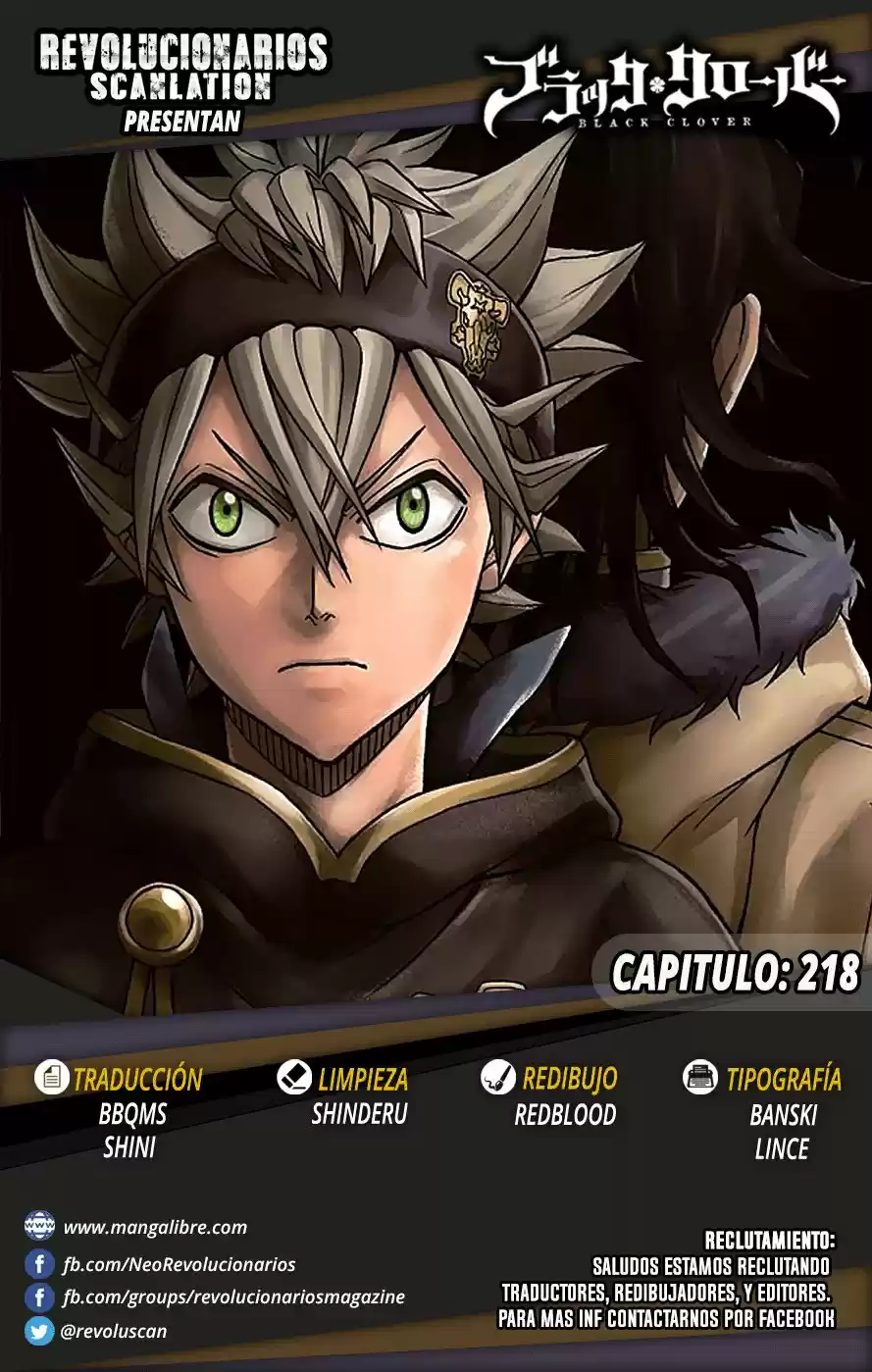 Black Clover: Chapter 218 - Page 1