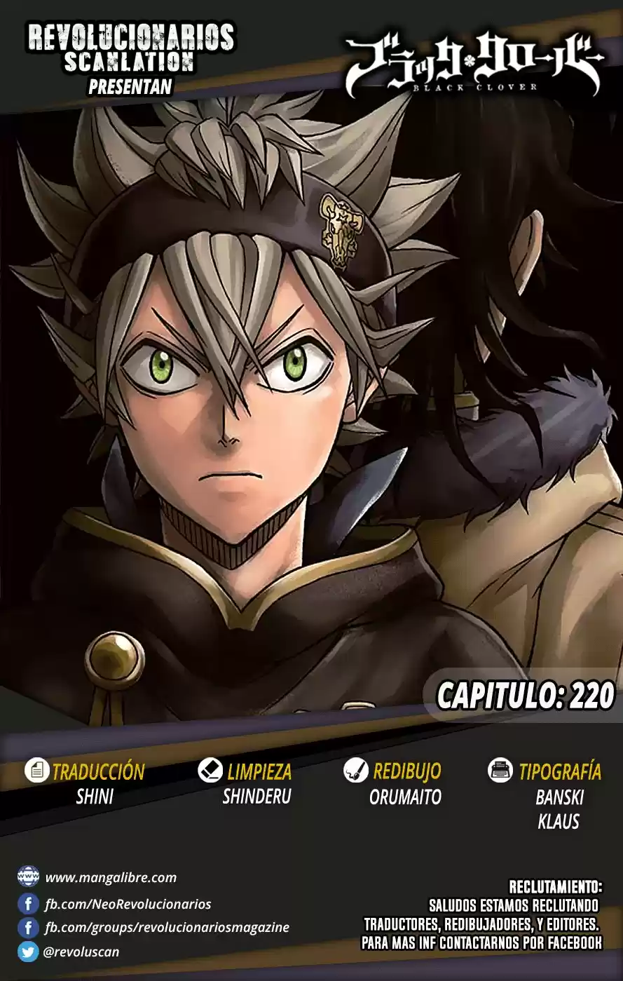 Black Clover: Chapter 220 - Page 1