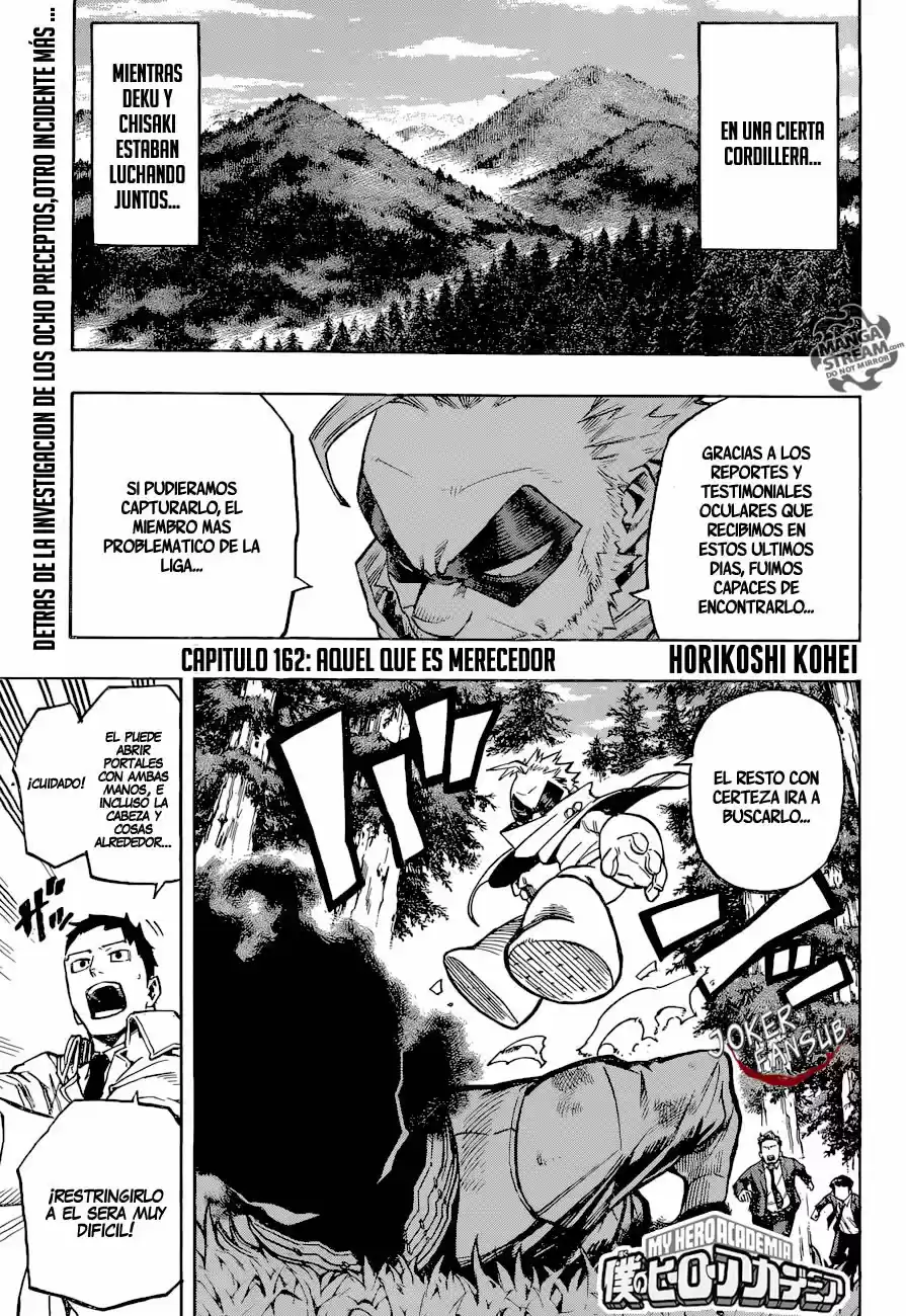 Boku no Hero Academia: Chapter 162 - Page 1