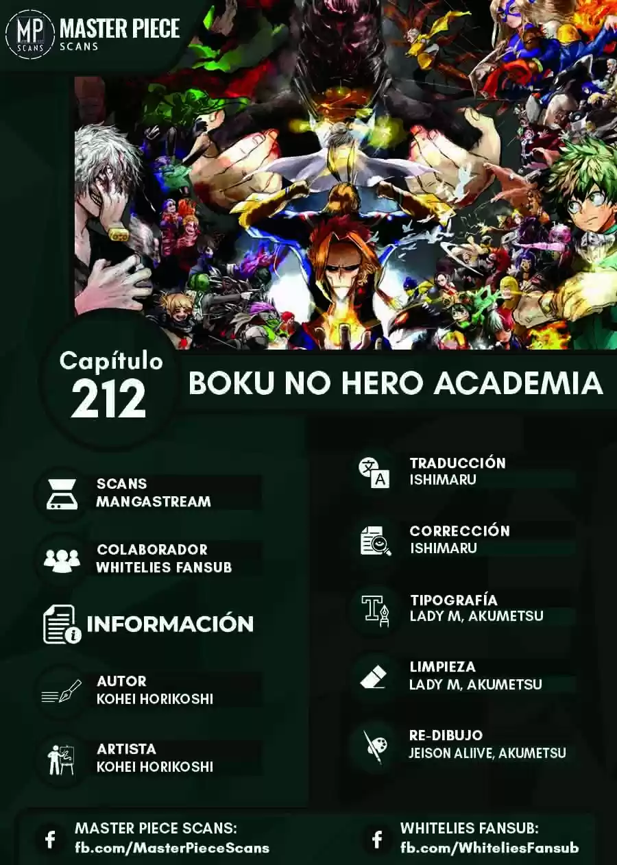 Boku no Hero Academia: Chapter 212 - Page 1