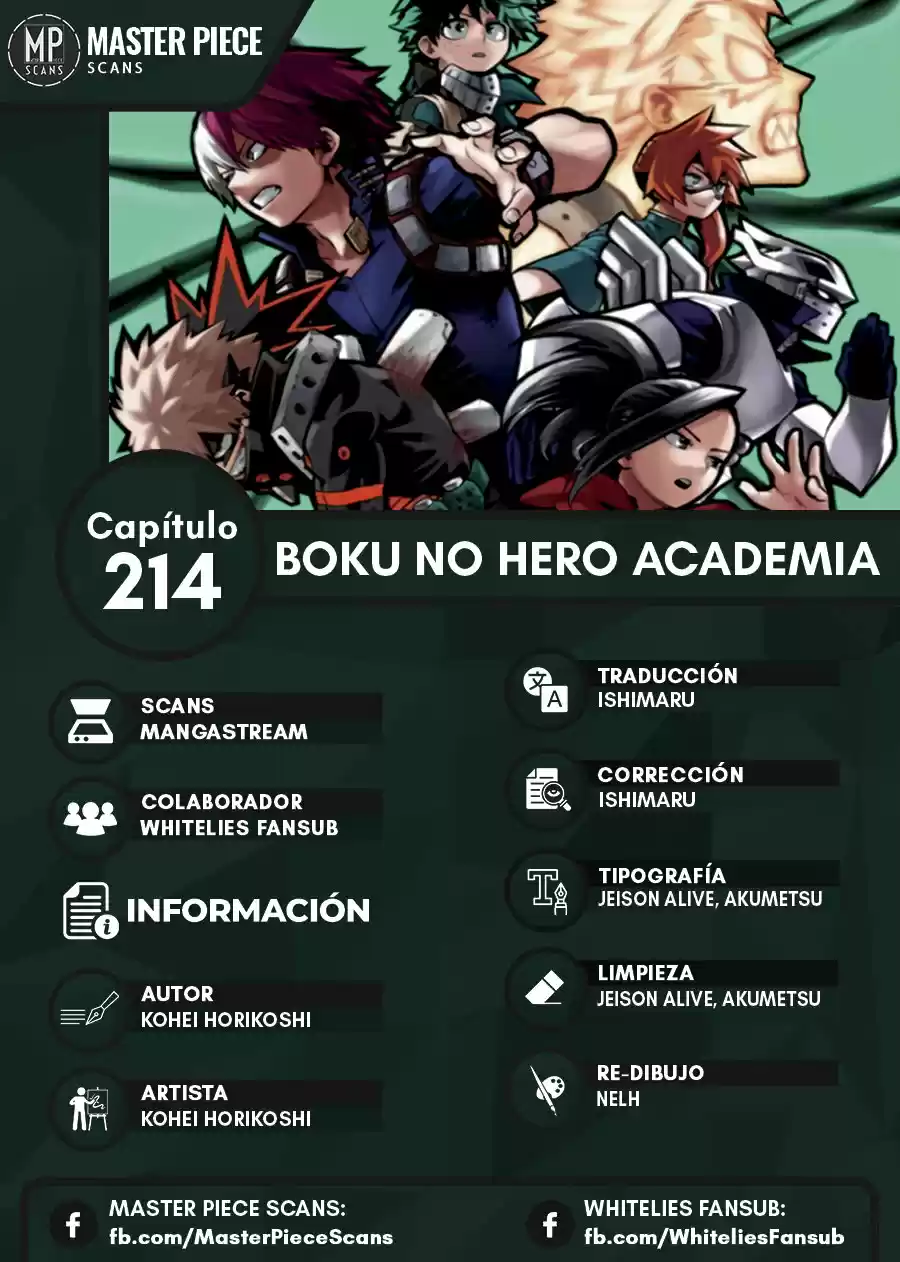 Boku no Hero Academia: Chapter 214 - Page 1