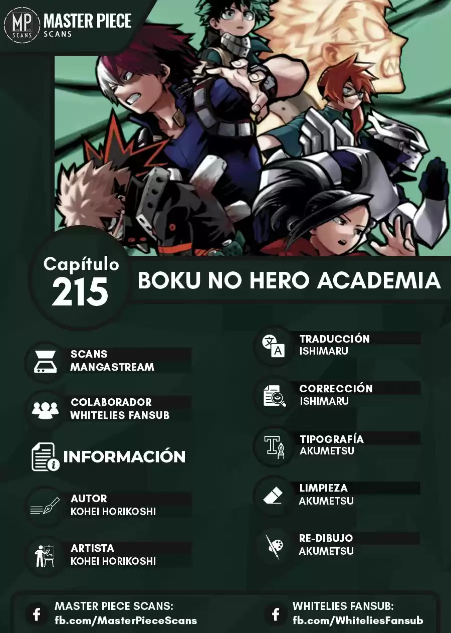 Boku no Hero Academia: Chapter 215 - Page 1