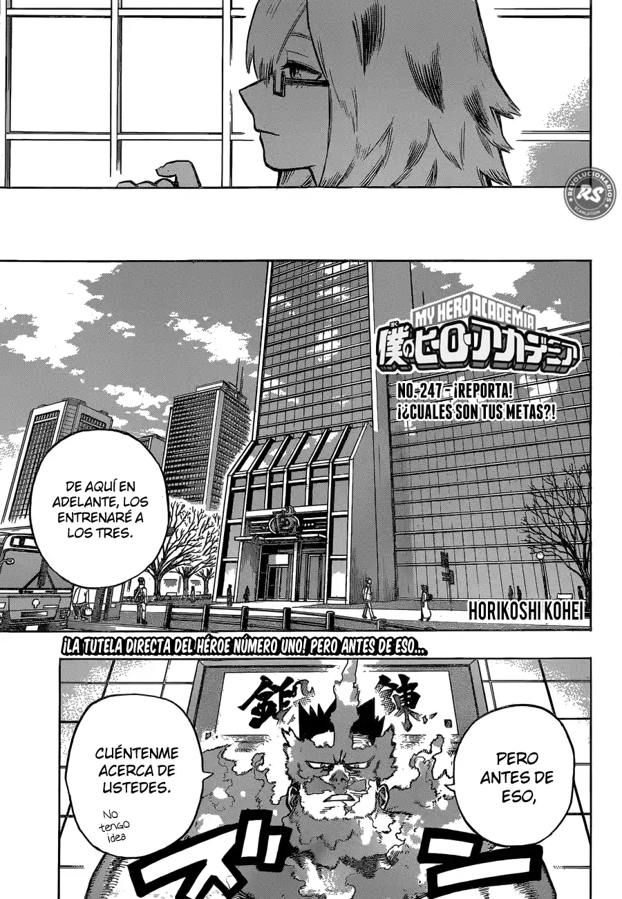Boku no Hero Academia: Chapter 247 - Page 1