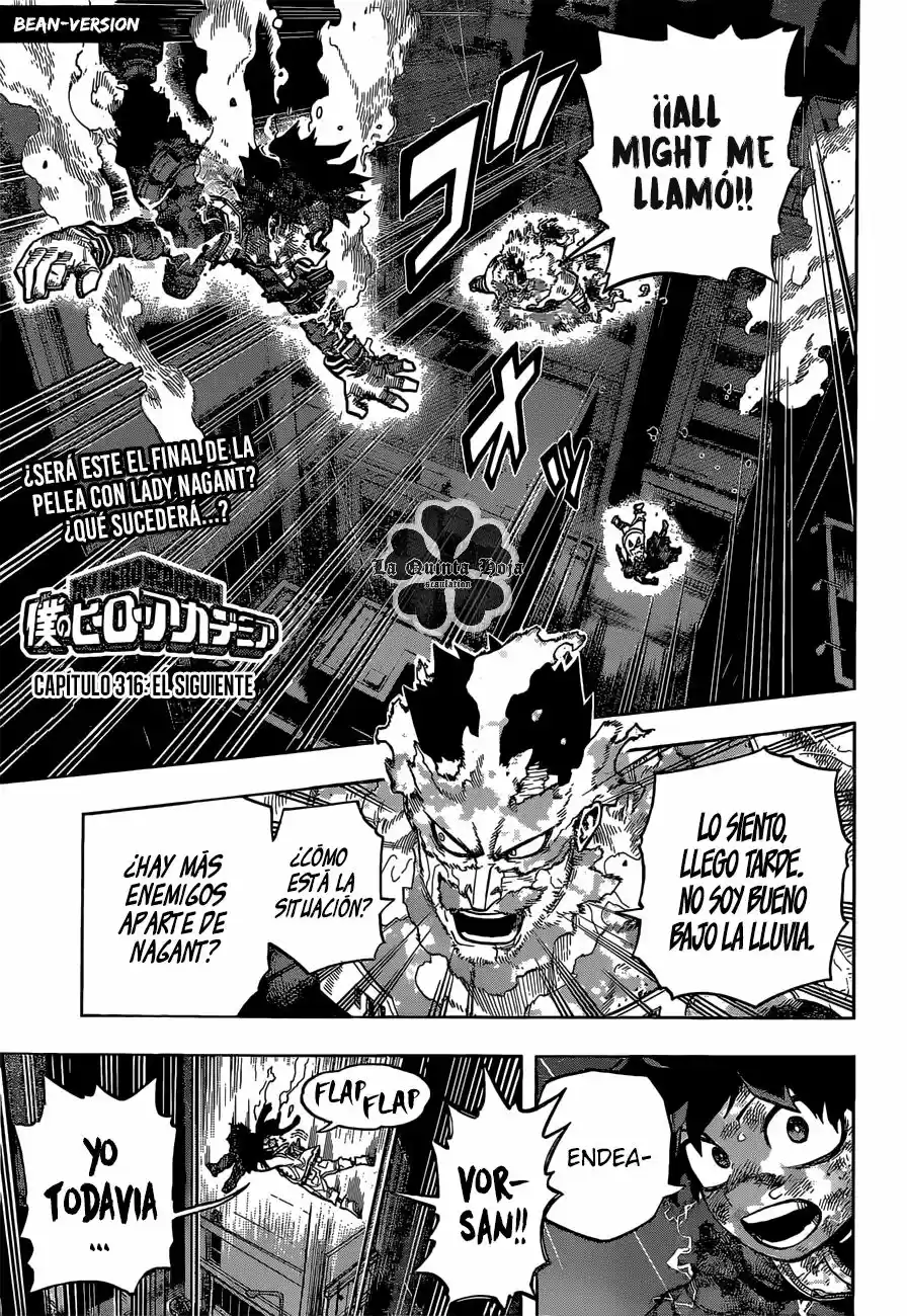 Boku no Hero Academia: Chapter 316 - Page 1