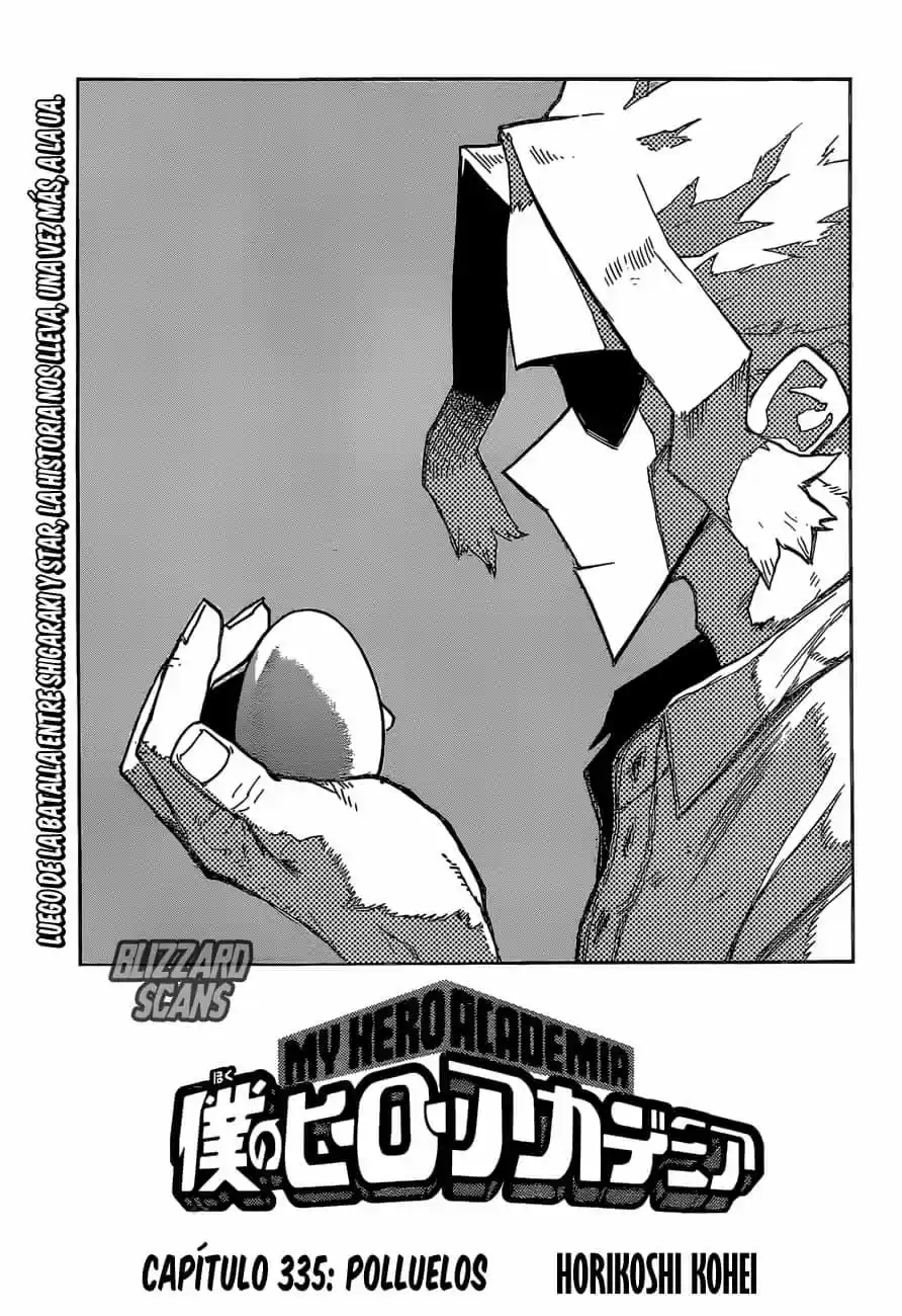 Boku no Hero Academia: Chapter 335 - Page 1