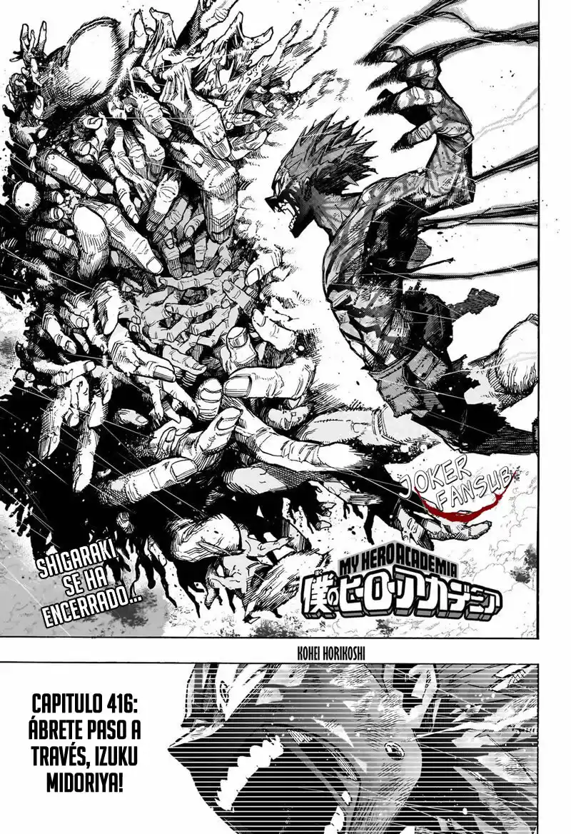 Boku no Hero Academia: Chapter 416 - Page 1