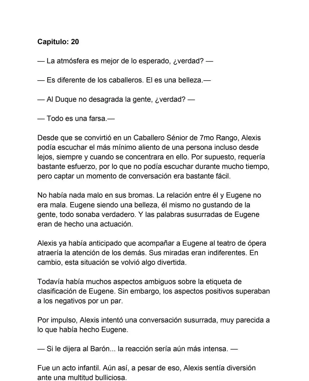 Cariño, Cariño, Cariño (Novela: Chapter 20 - Page 1