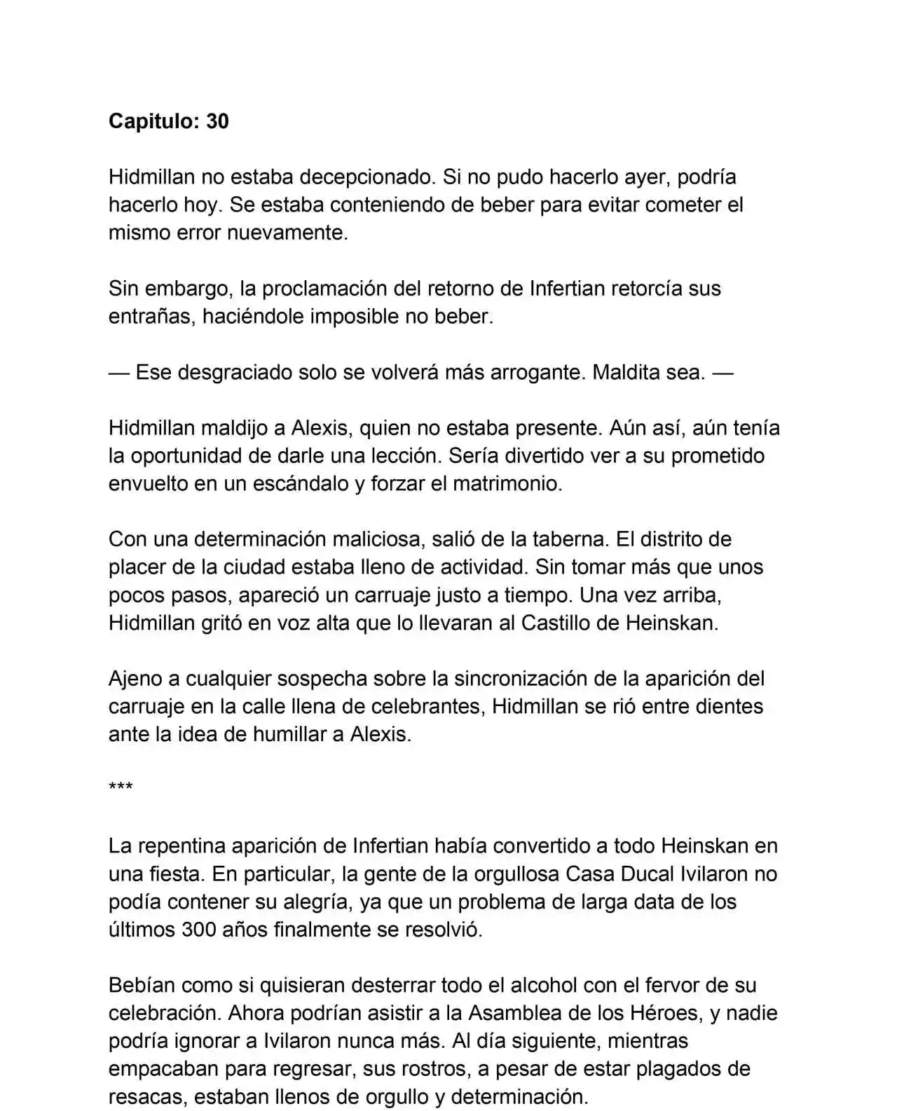 Cariño, Cariño, Cariño (Novela: Chapter 30 - Page 1