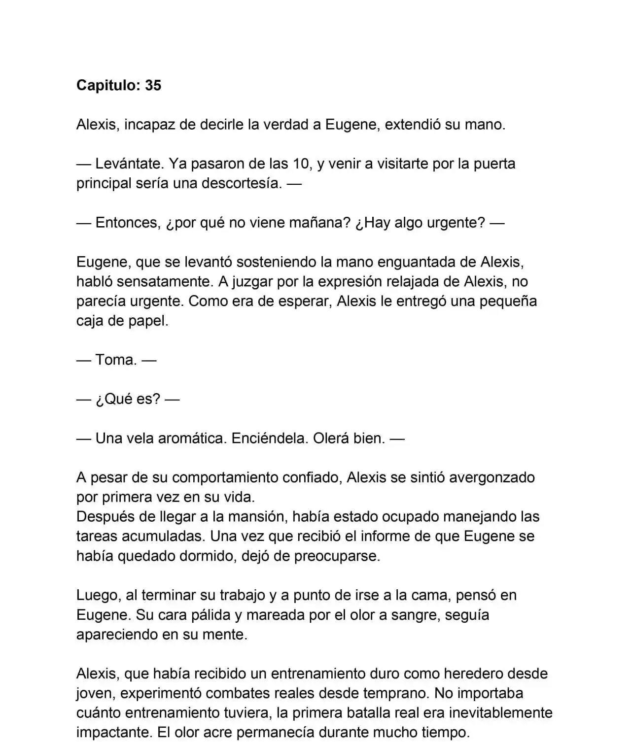 Cariño, Cariño, Cariño (Novela: Chapter 35 - Page 1