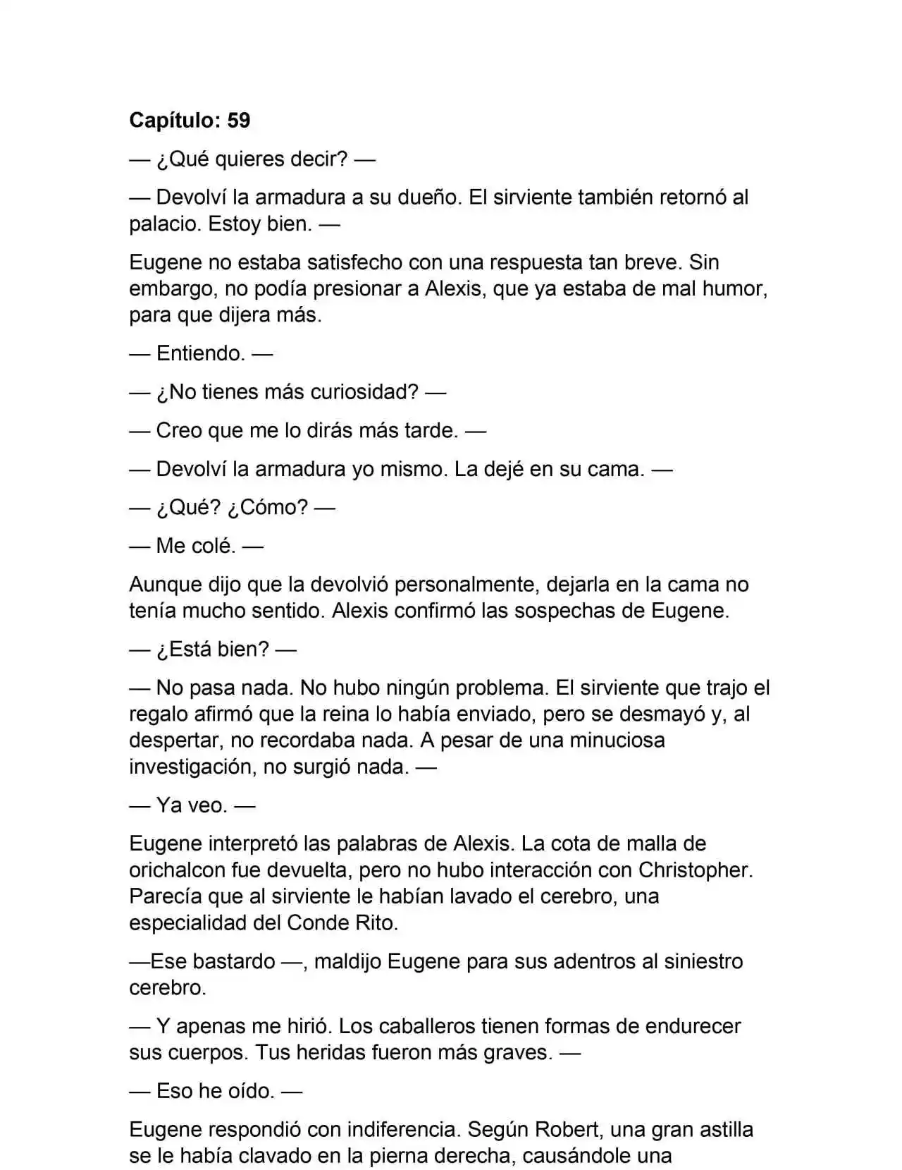 Cariño, Cariño, Cariño (Novela: Chapter 59 - Page 1