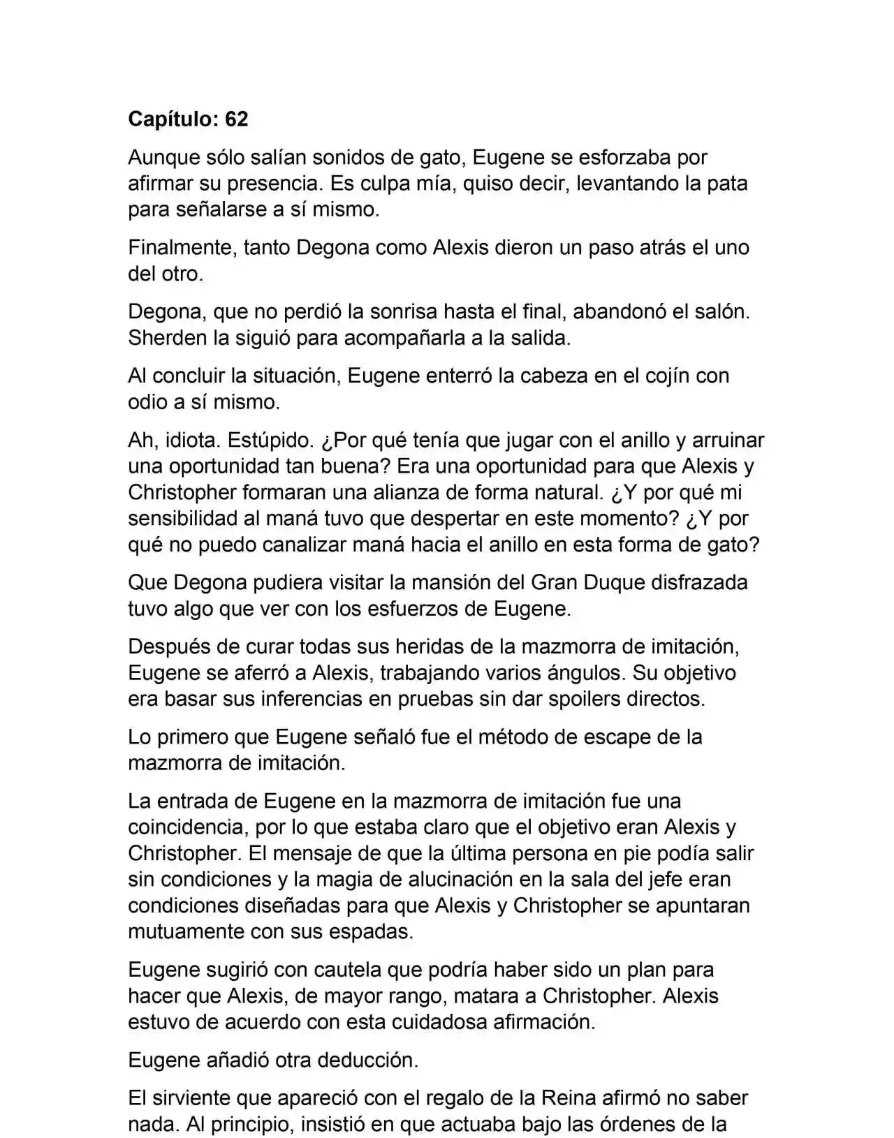 Cariño, Cariño, Cariño (Novela: Chapter 62 - Page 1