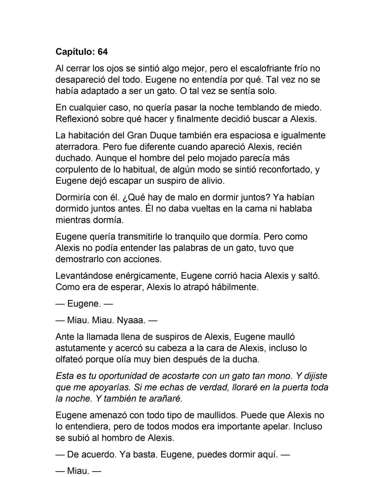 Cariño, Cariño, Cariño (Novela: Chapter 64 - Page 1