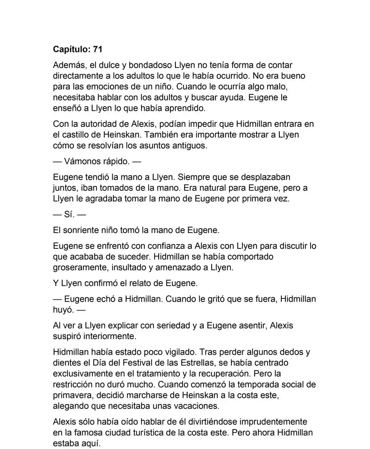 Cariño, Cariño, Cariño (Novela: Chapter 71 - Page 1