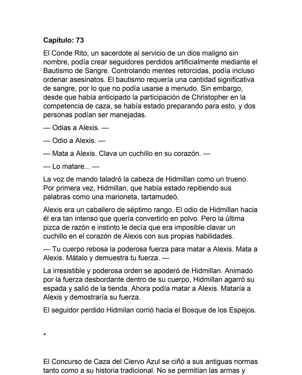 Cariño, Cariño, Cariño (Novela: Chapter 73 - Page 1