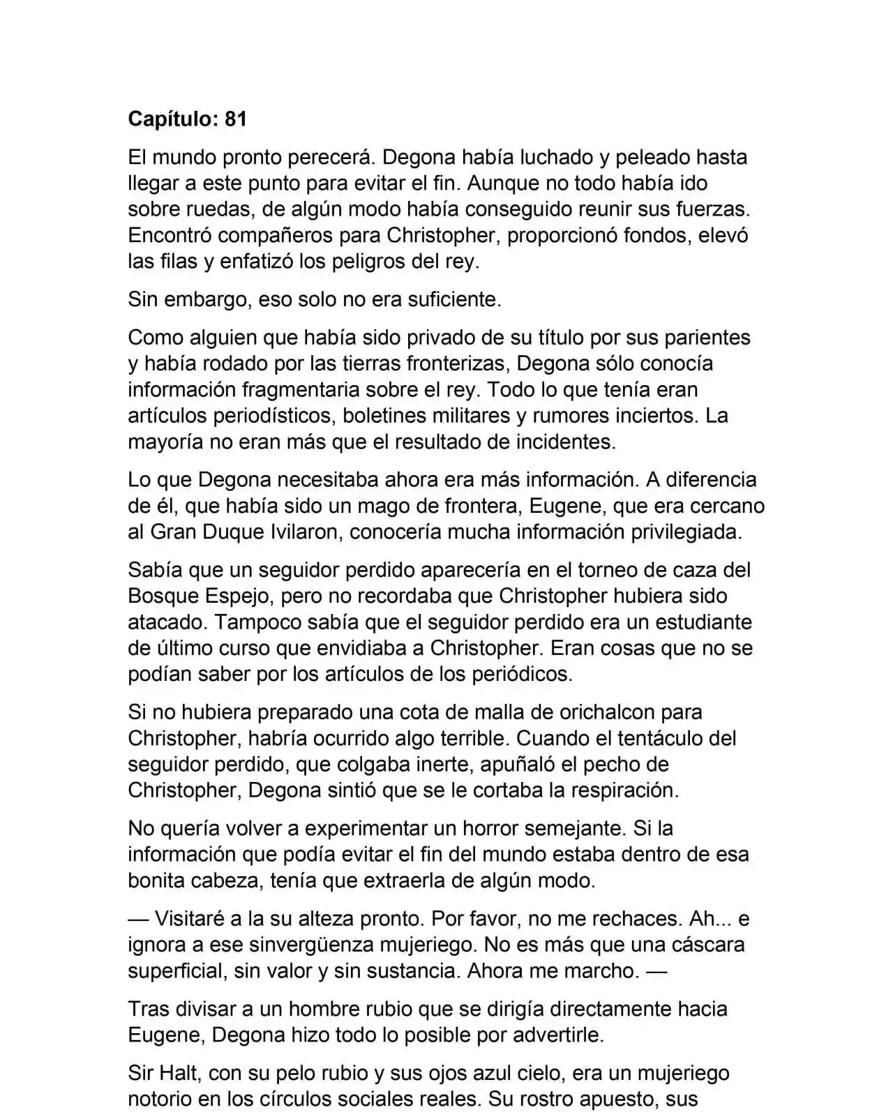 Cariño, Cariño, Cariño (Novela: Chapter 81 - Page 1