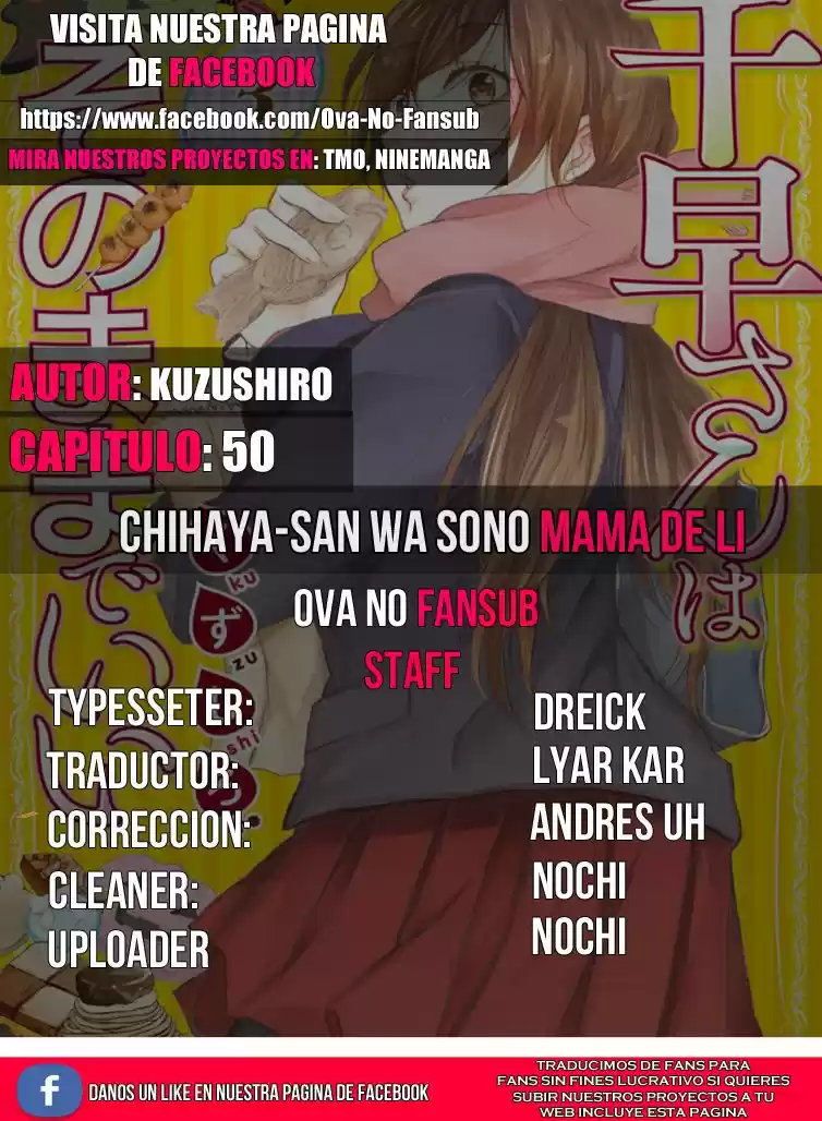Chihaya-san Wa Sono Mama De Ii: Chapter 50 - Page 1