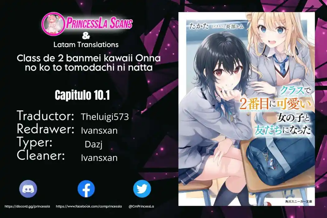 Class de 2 Banme ni Kawaii Onna no Ko to Tomodachi ni Natta: Chapter 10.1 - Page 1