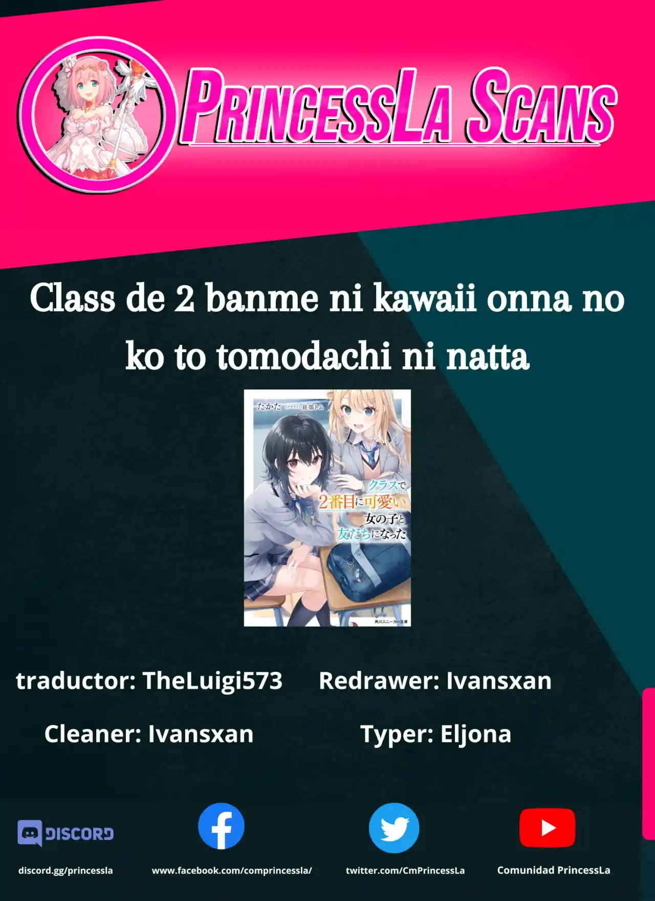 Class de 2 Banme ni Kawaii Onna no Ko to Tomodachi ni Natta: Chapter 4.1 - Page 1