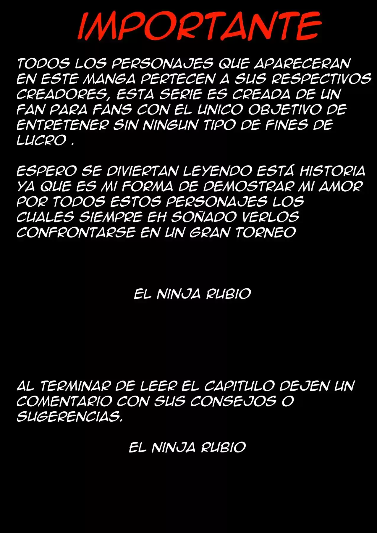 CROSSOVER FICCIONAL: Chapter 9 - Page 1