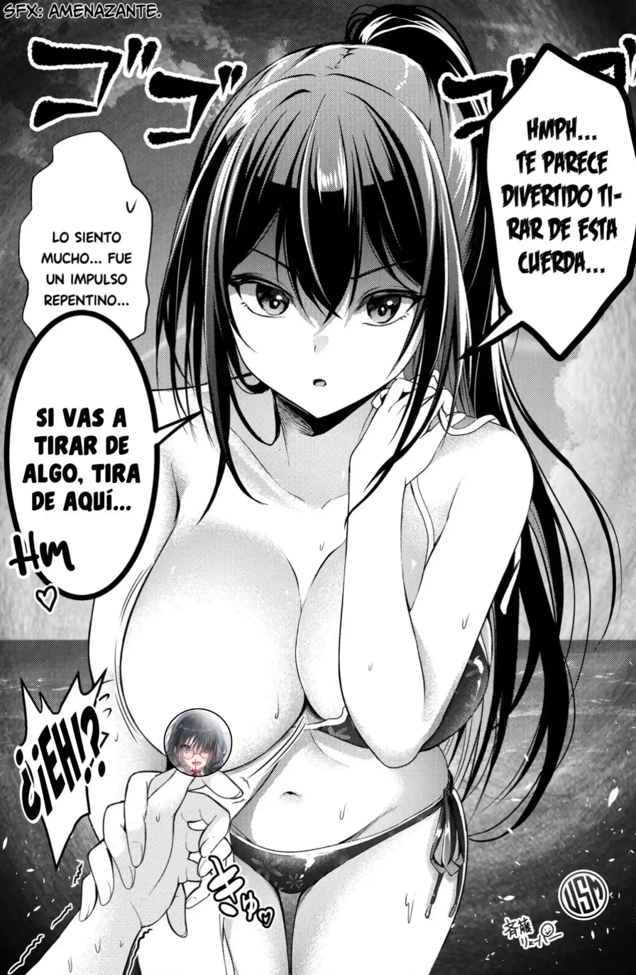 Cuando Le Tocó Las Tetas, Hace Una Cara Realmente Aterradora.: Chapter 9 - Page 1