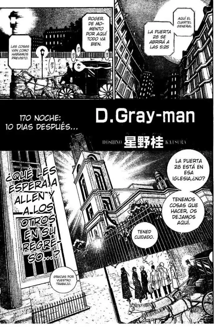 D Gray-man: Chapter 170 - Page 1