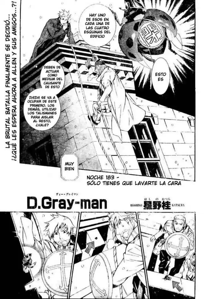 D Gray-man: Chapter 183 - Page 1