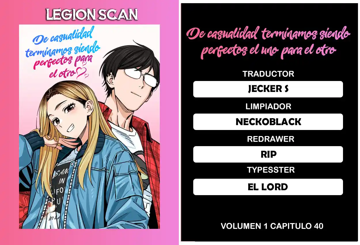 De Casualidad Terminamos Siendo Perfectos Para El Otro: Chapter 40 - Page 1