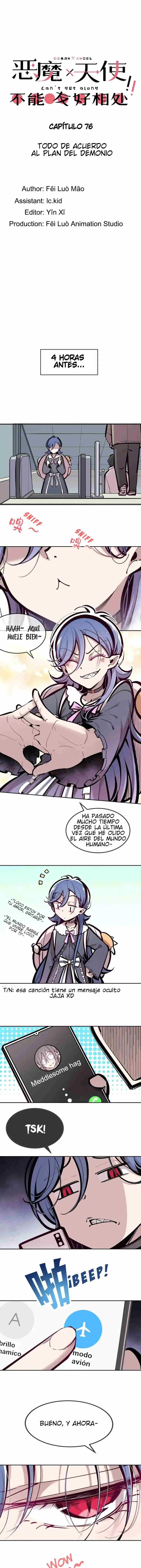 Demon X Angel - No Pueden Llevarse Bien: Chapter 76 - Page 1