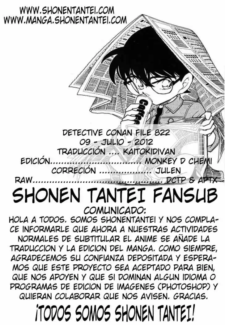 Detective Conan: Chapter 822 - Page 1