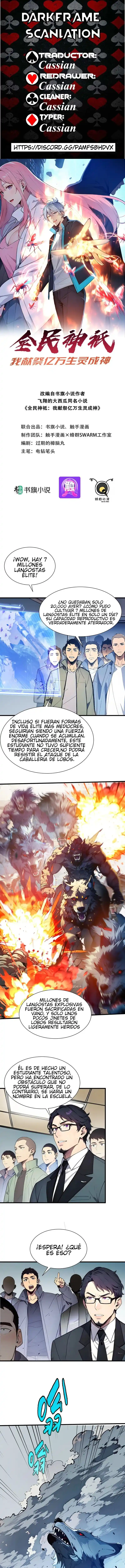 Dios De Las Personas: Sacrifico Cientos De Millones De Vidas Para Convertirme En Dios: Chapter 6 - Page 1