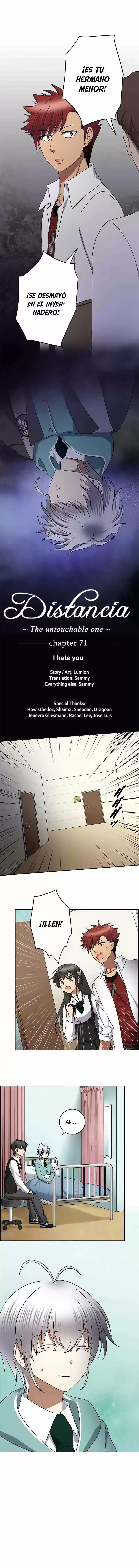 Distancia The Untouchable One: Chapter 71 - Page 1