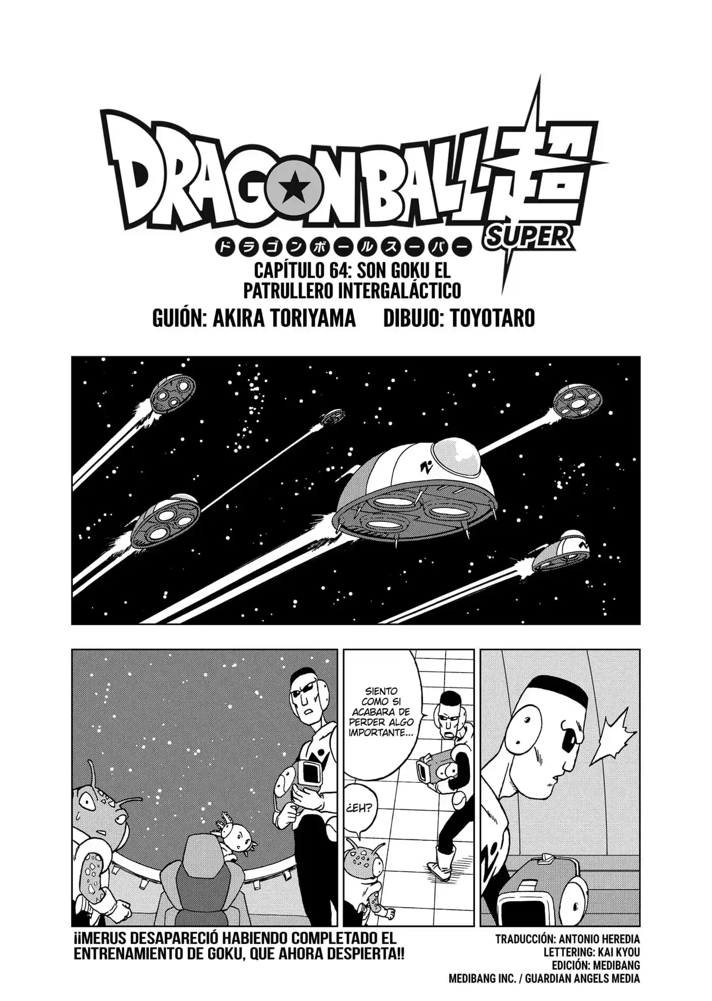 Dragon Ball Super: Chapter 64 - Page 1