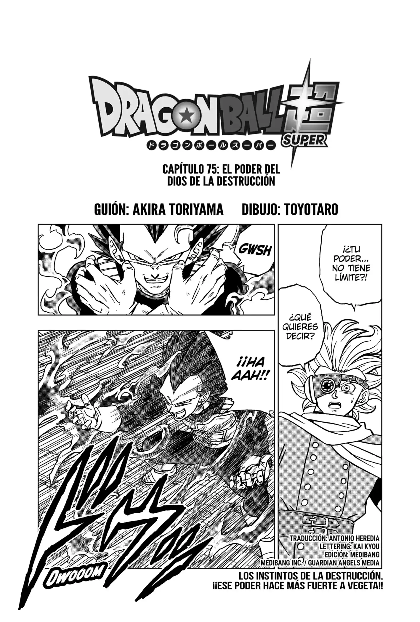 Dragon Ball Super: Chapter 75 - Page 1